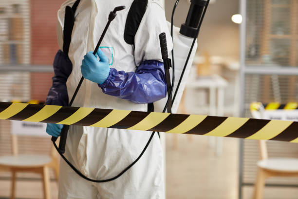 Professional Biohazard Cleanup technician working in Amelia, NE